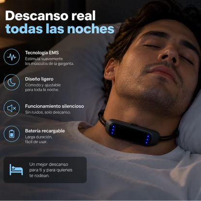 Dispositivo anti-ronquidos Inteligente